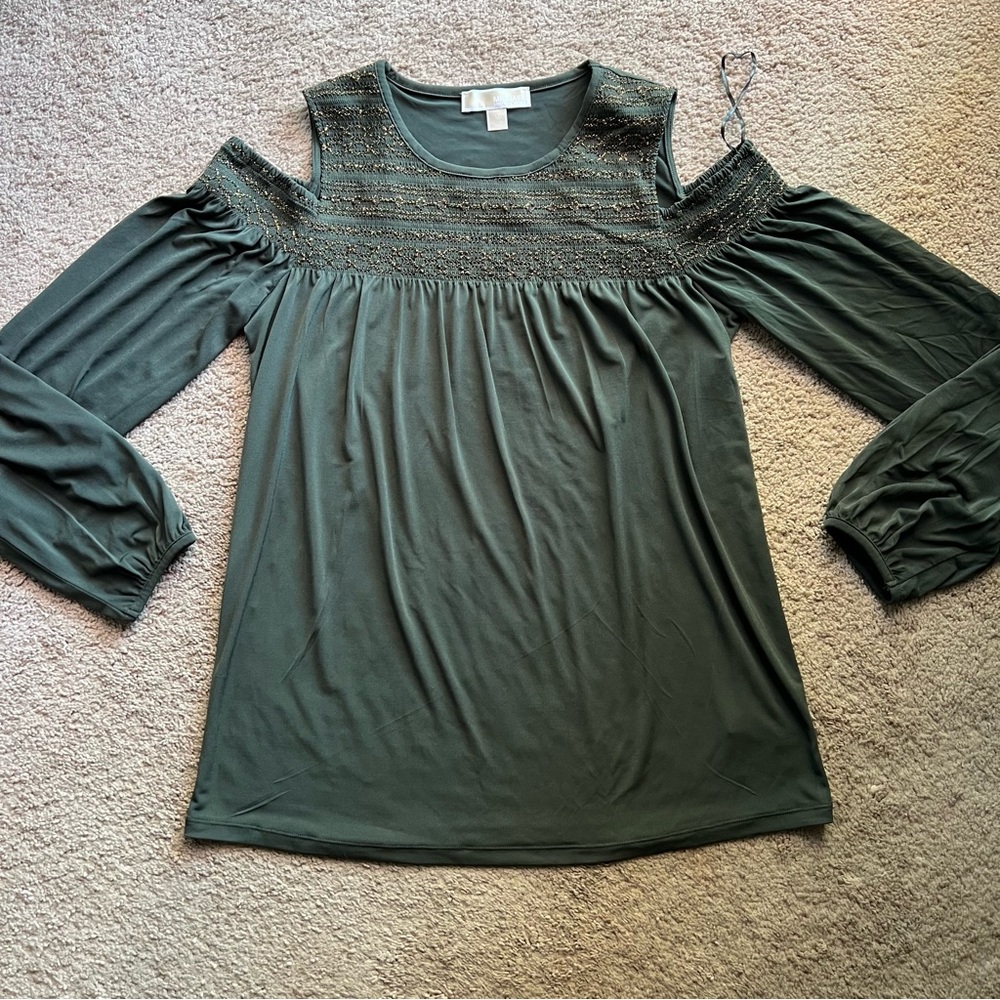 MK cold shoulder top
